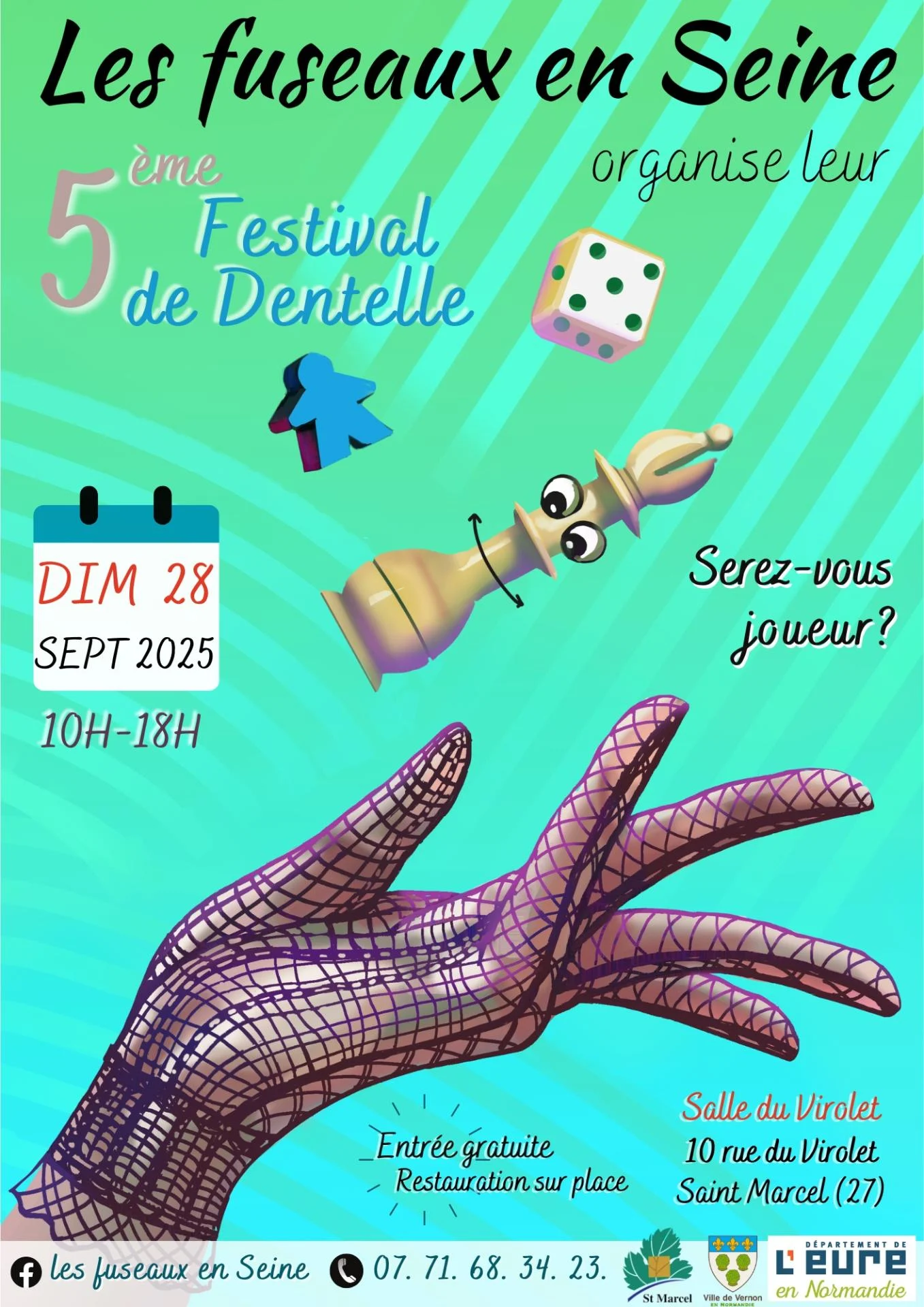 Afficheles fuseaux en seine 2025